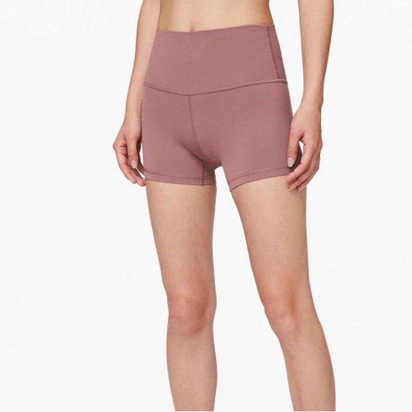 Lululemon Align High Rise 4” Bike Short Red Dust - Picture 2 of 7